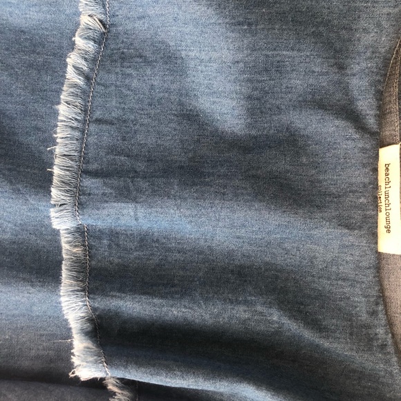 Ruffle Denim Dress - Picture 5 of 5